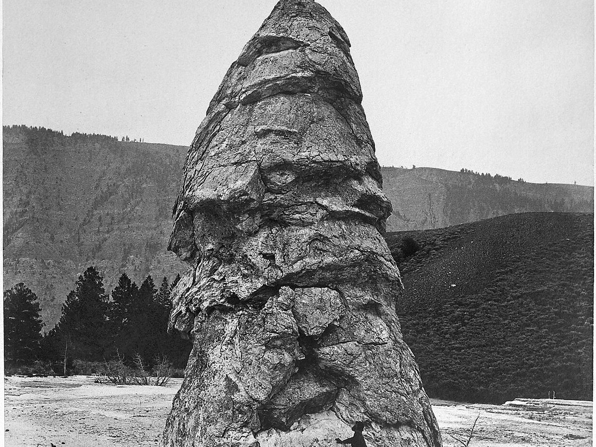 Mammoth Hot Springs in 1871