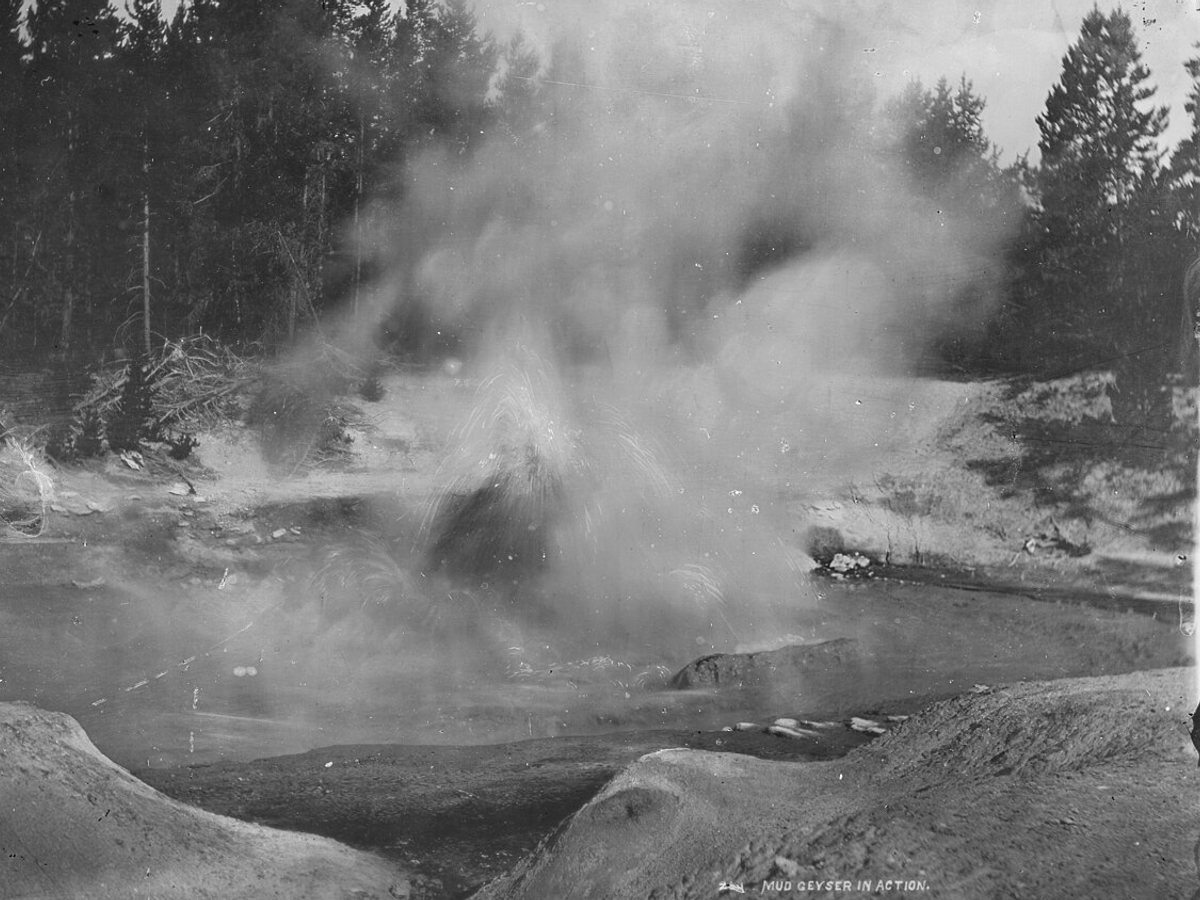 Mud Volcano in 1871