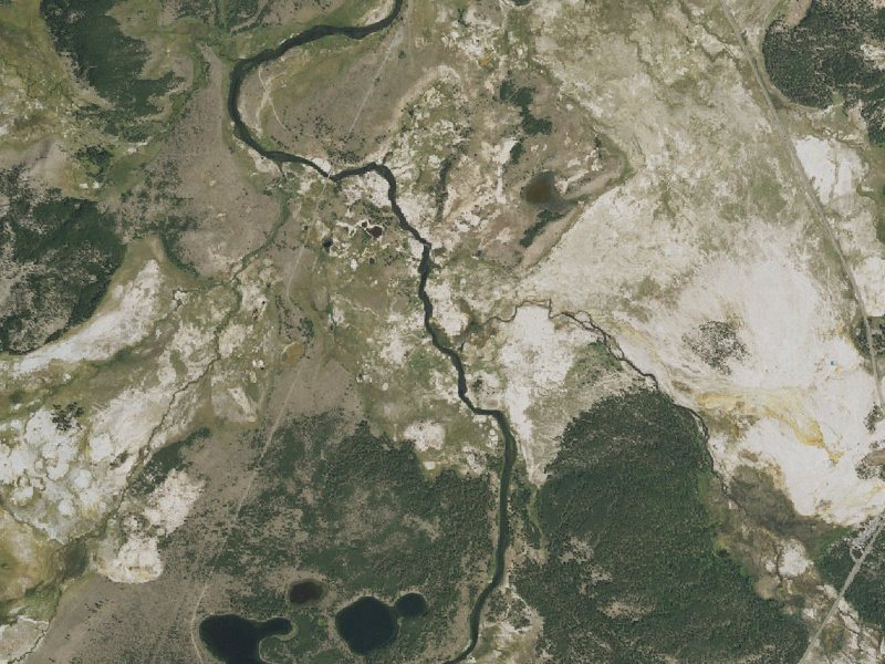 Aerial view of the ground around River Group