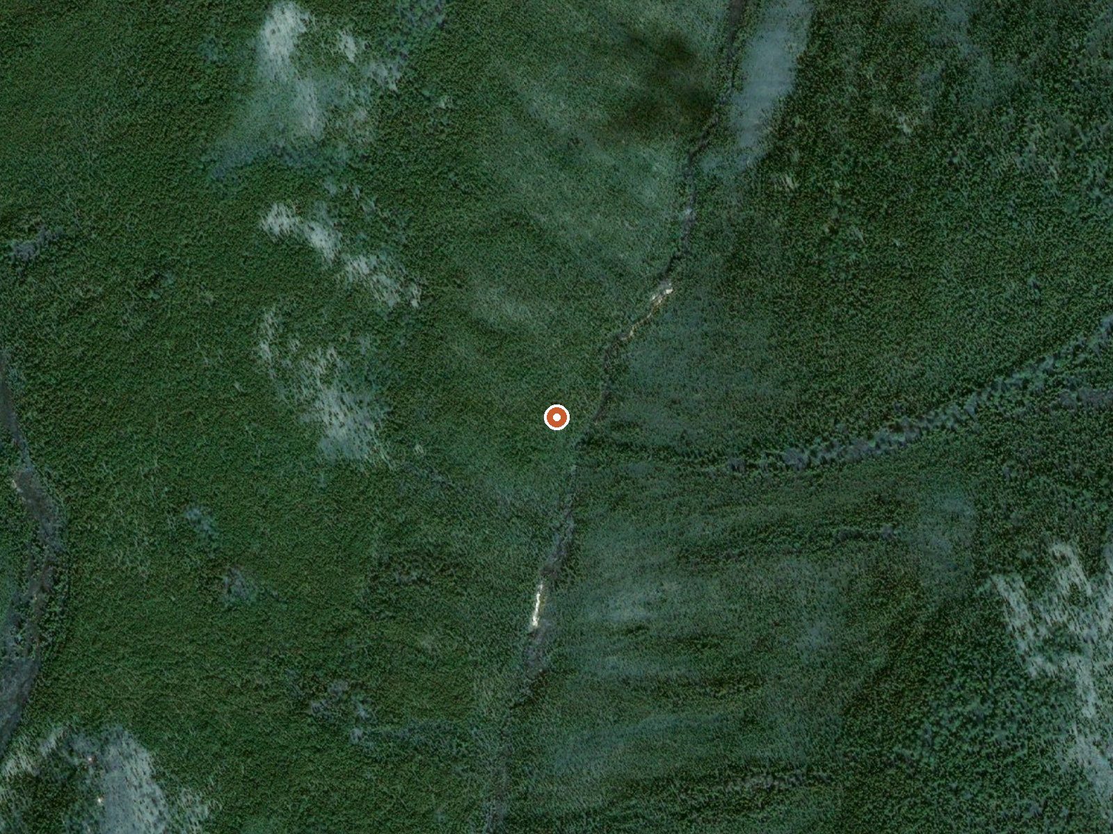 Aerial view of the ground around Hot Springs Near Dulbi River