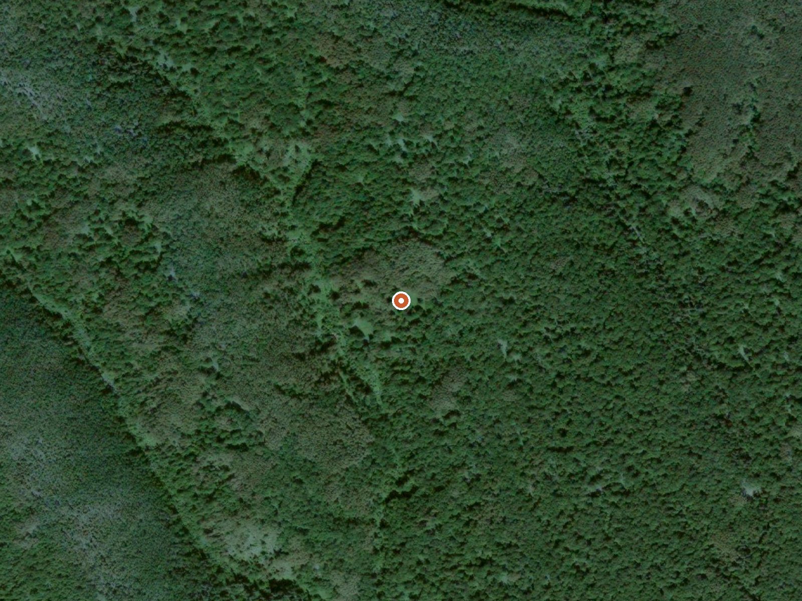Aerial view of the ground around Horner Hot Springs