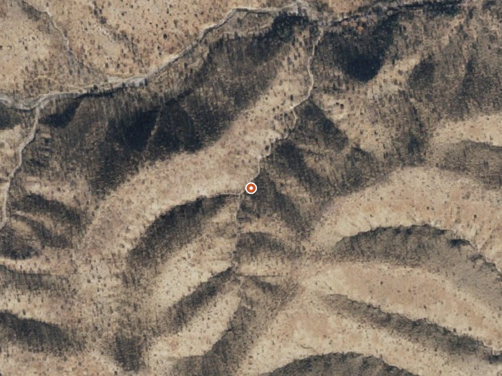 Aerial view of the ground around Spring