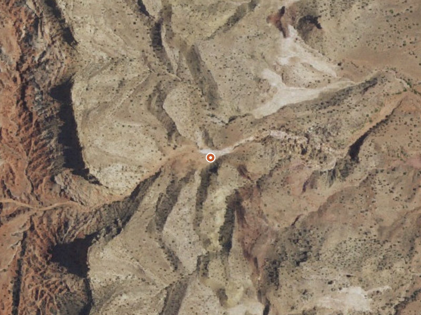 Aerial view of the ground around Spring