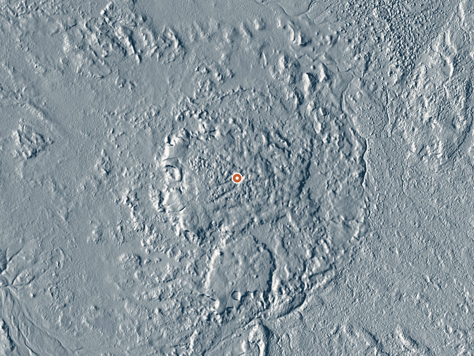 LiDAR bare-earth view of the same ground around Buffalo Valley Hot Springs