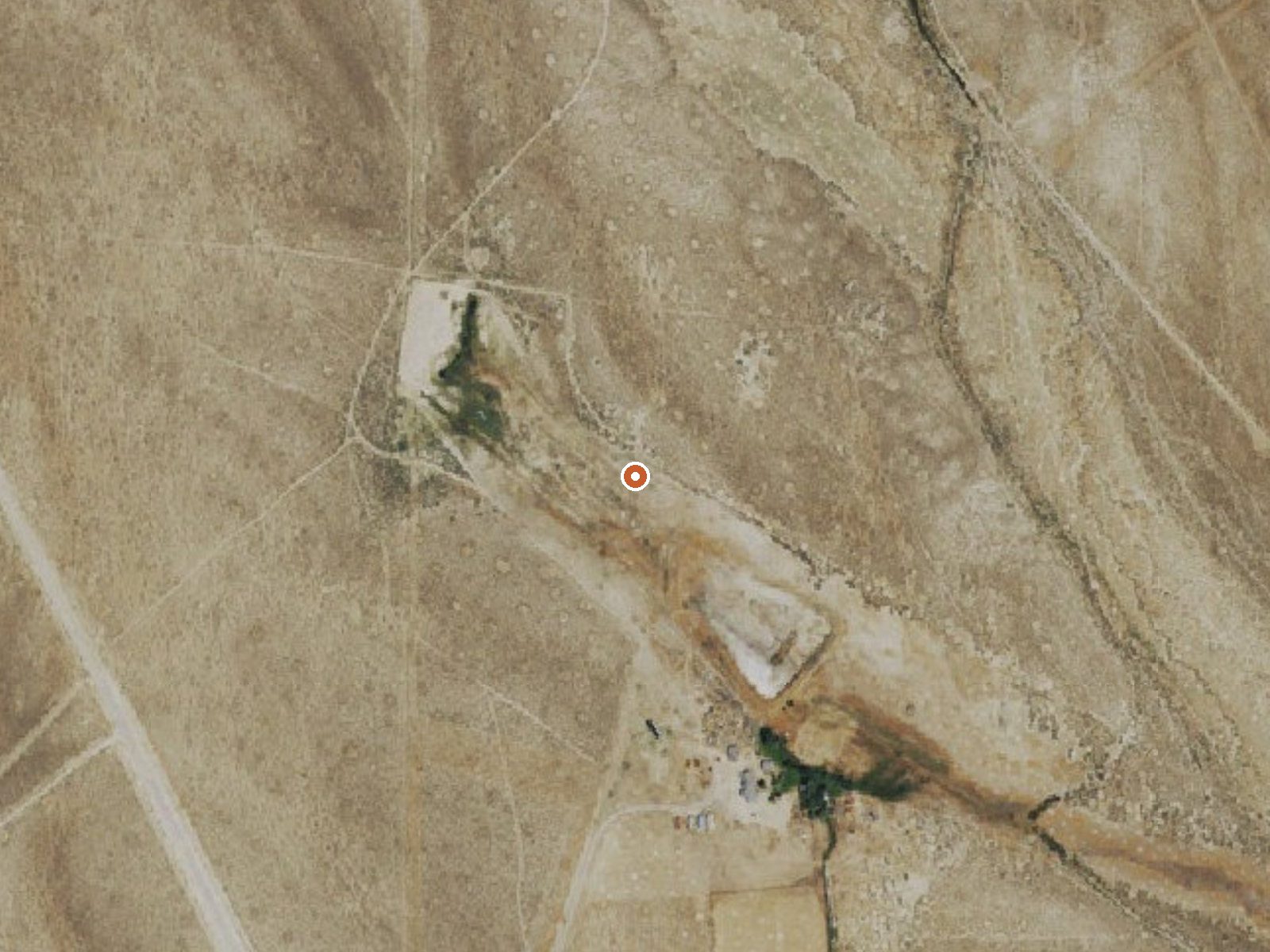 Aerial view of the ground around Preston Springs