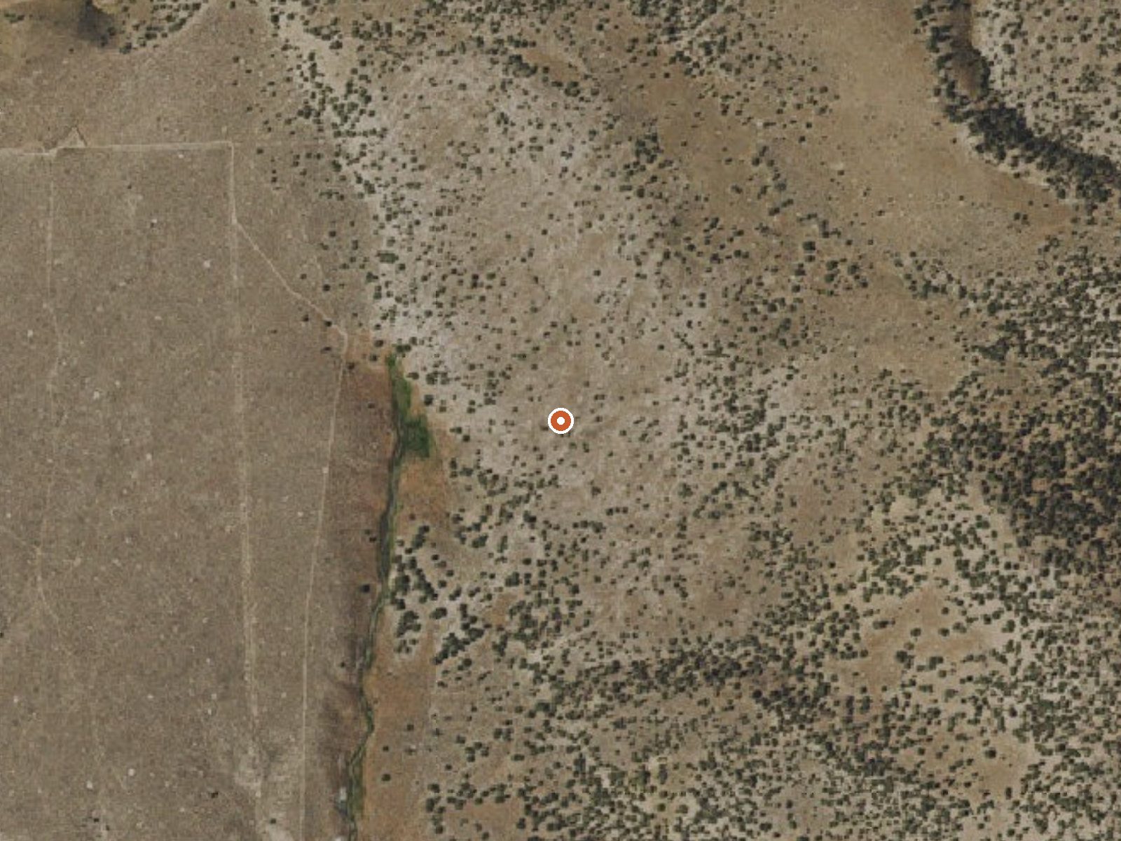 Aerial view of the ground around Hot Springs