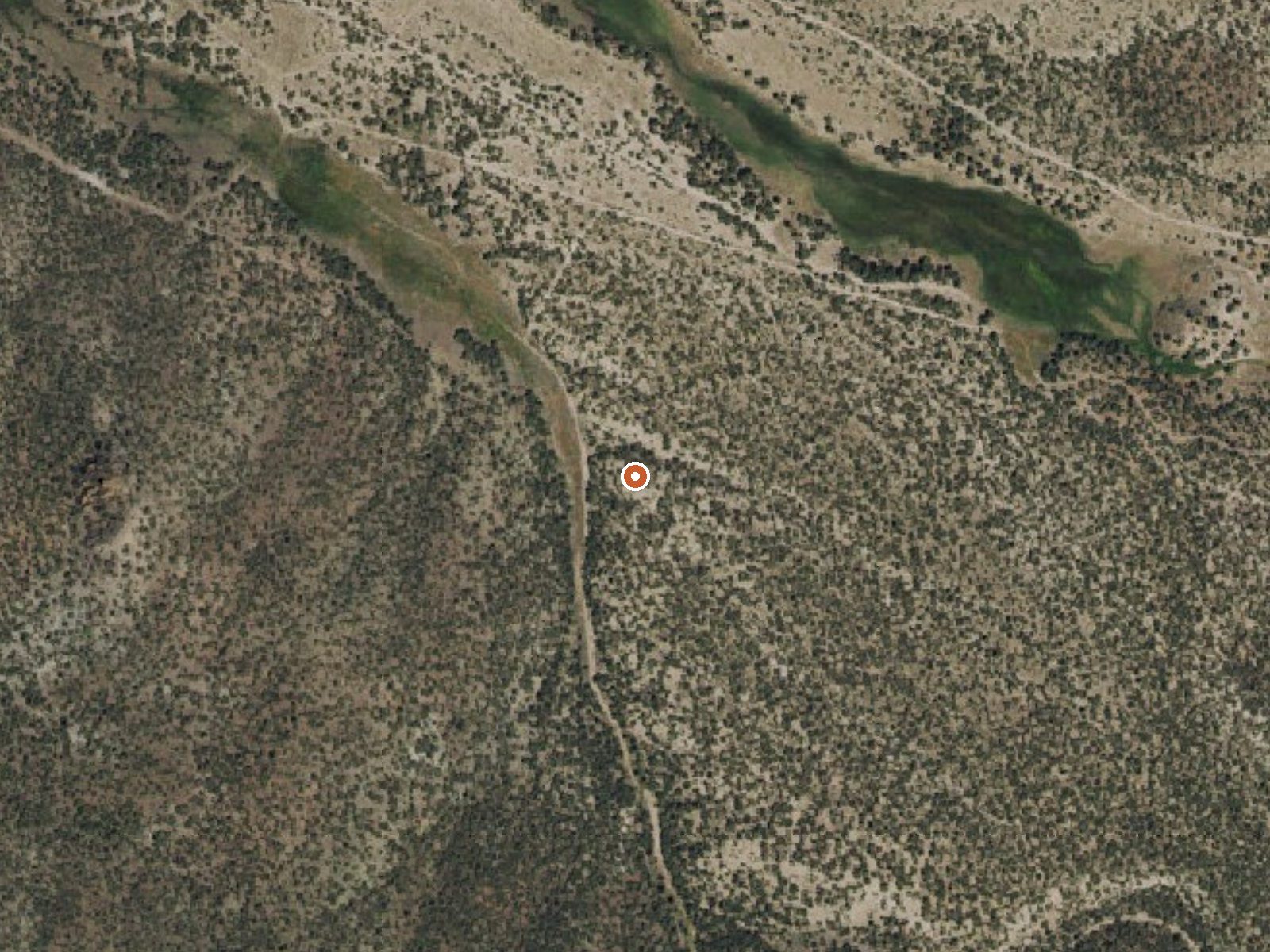 Aerial view of the ground around Spring