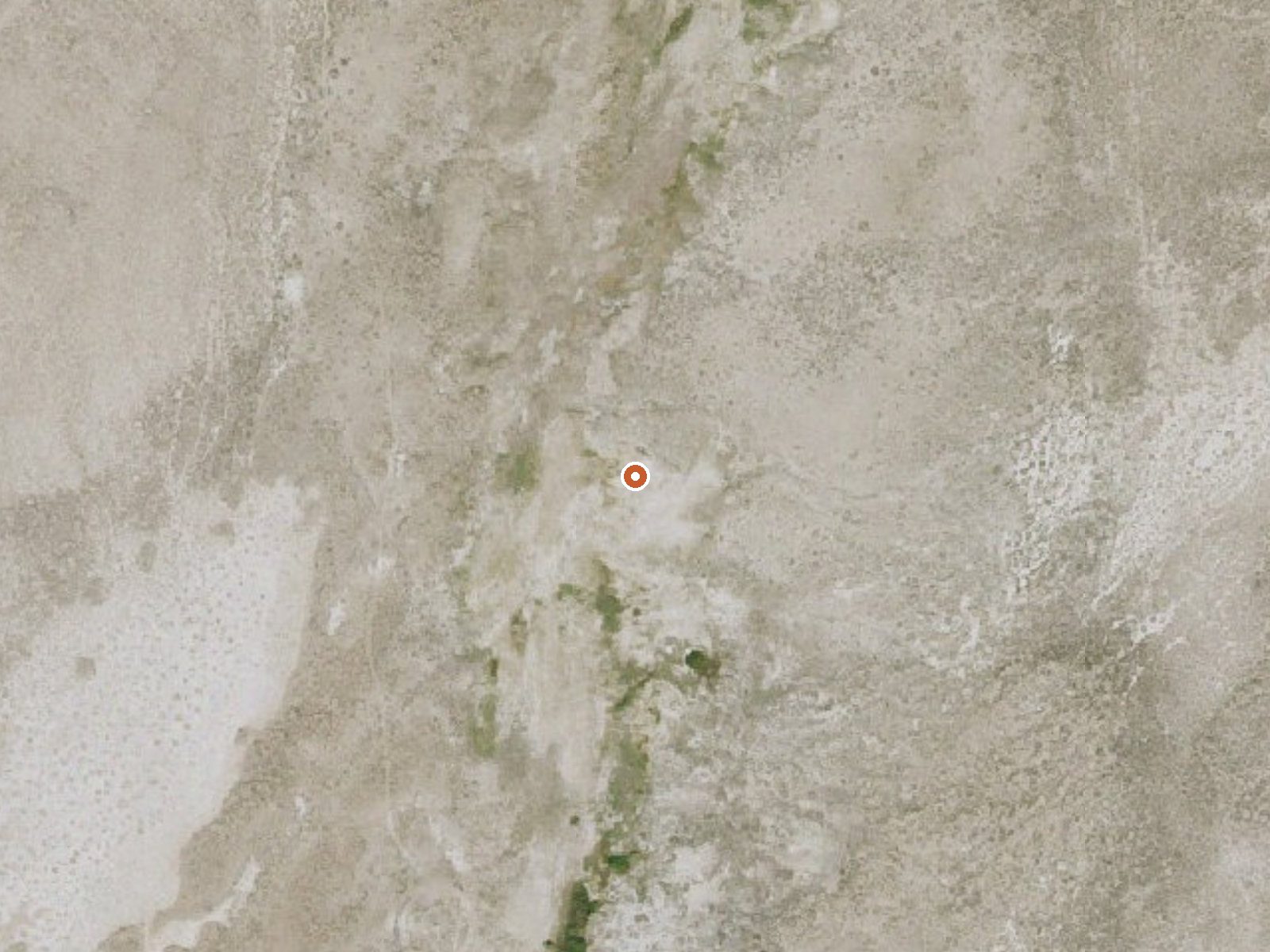 Aerial view of the ground around Thermo Hot Springs