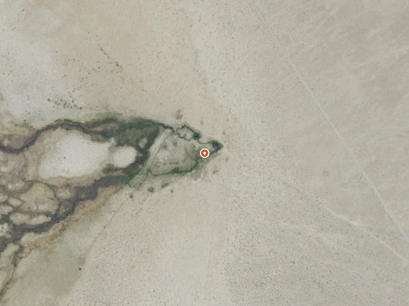 Aerial view of the ground around Twin Springs