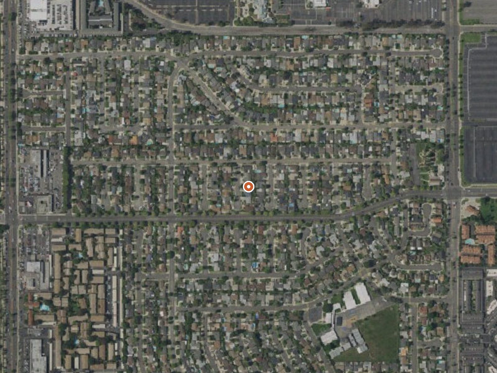 Aerial view of the ground around Fairview Hot Spring
