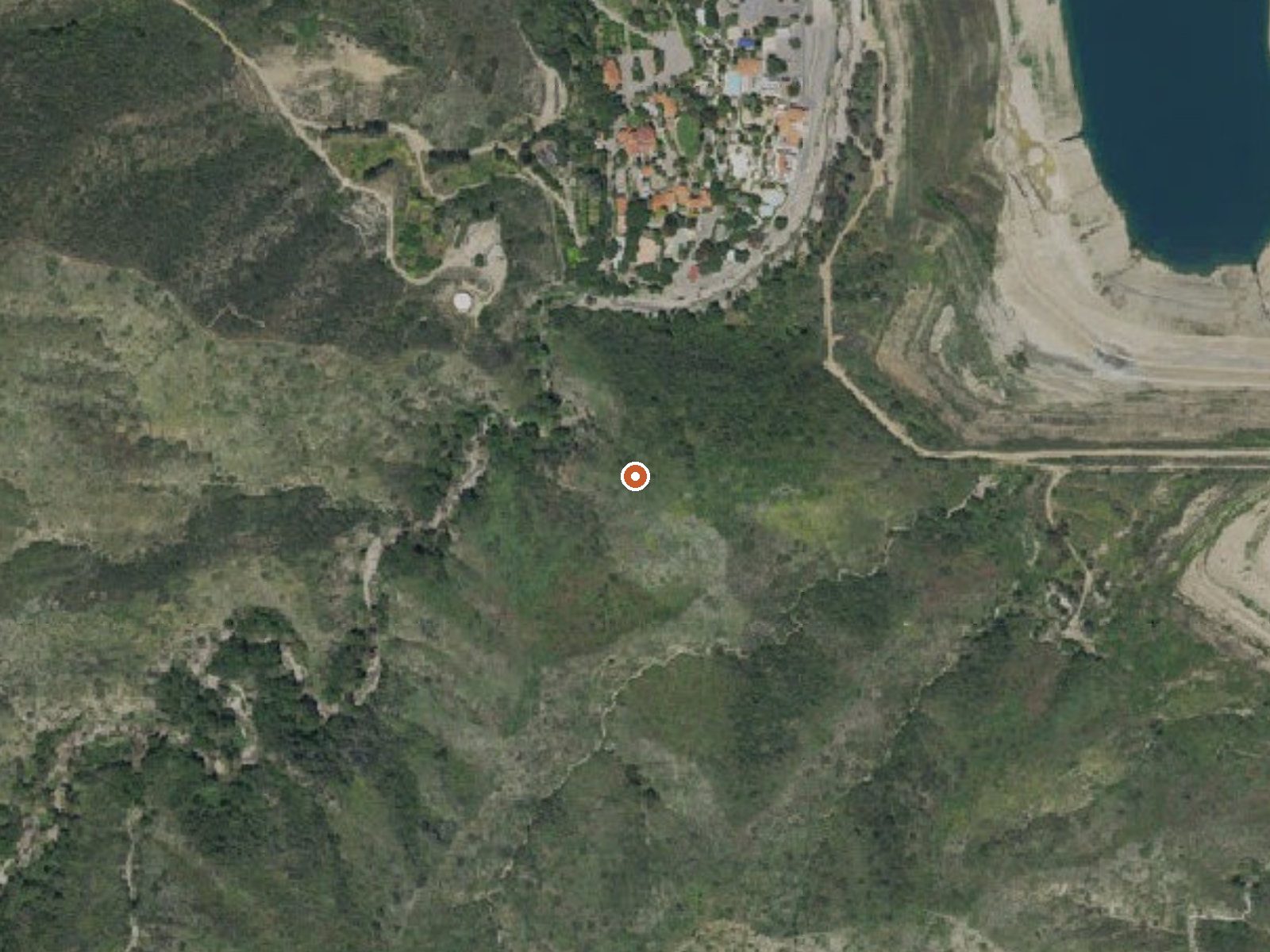 Aerial view of the ground around Glen Ivy Hot Springs