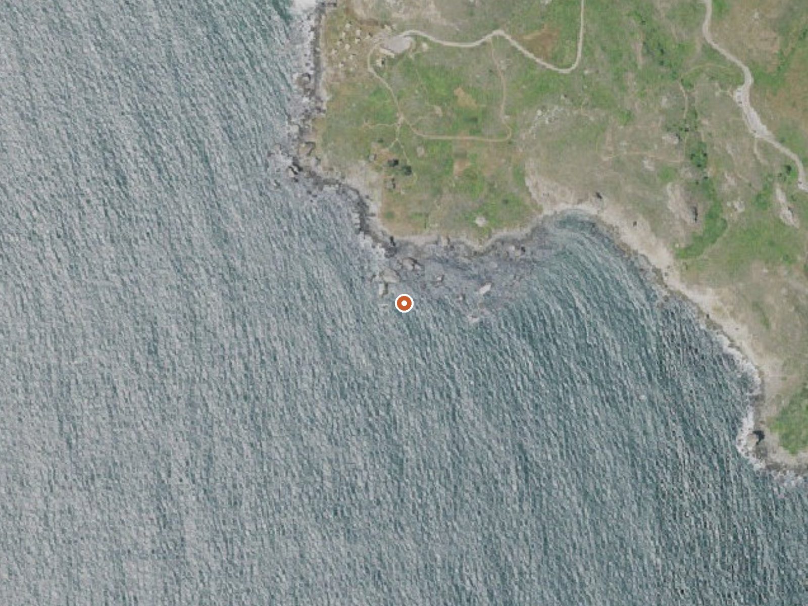 Aerial view of the ground around Rocky Point Springs