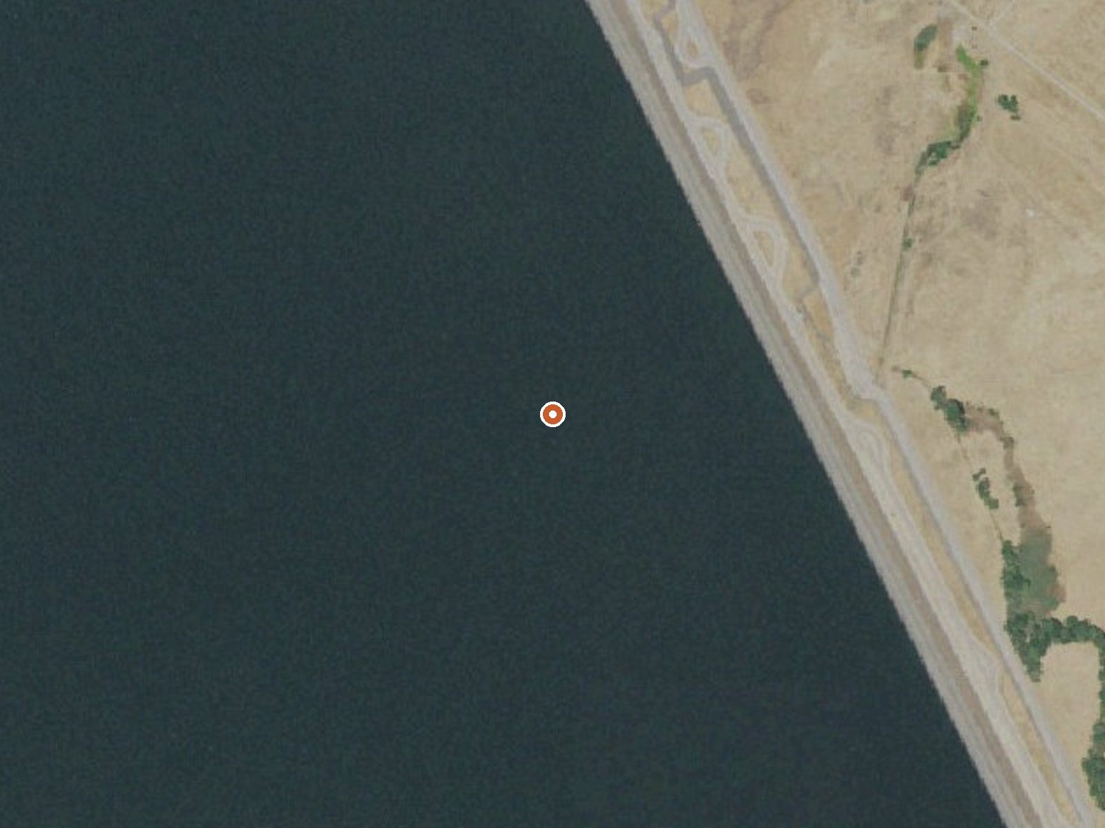 Aerial view of the ground around Spring In Oneill Forebay