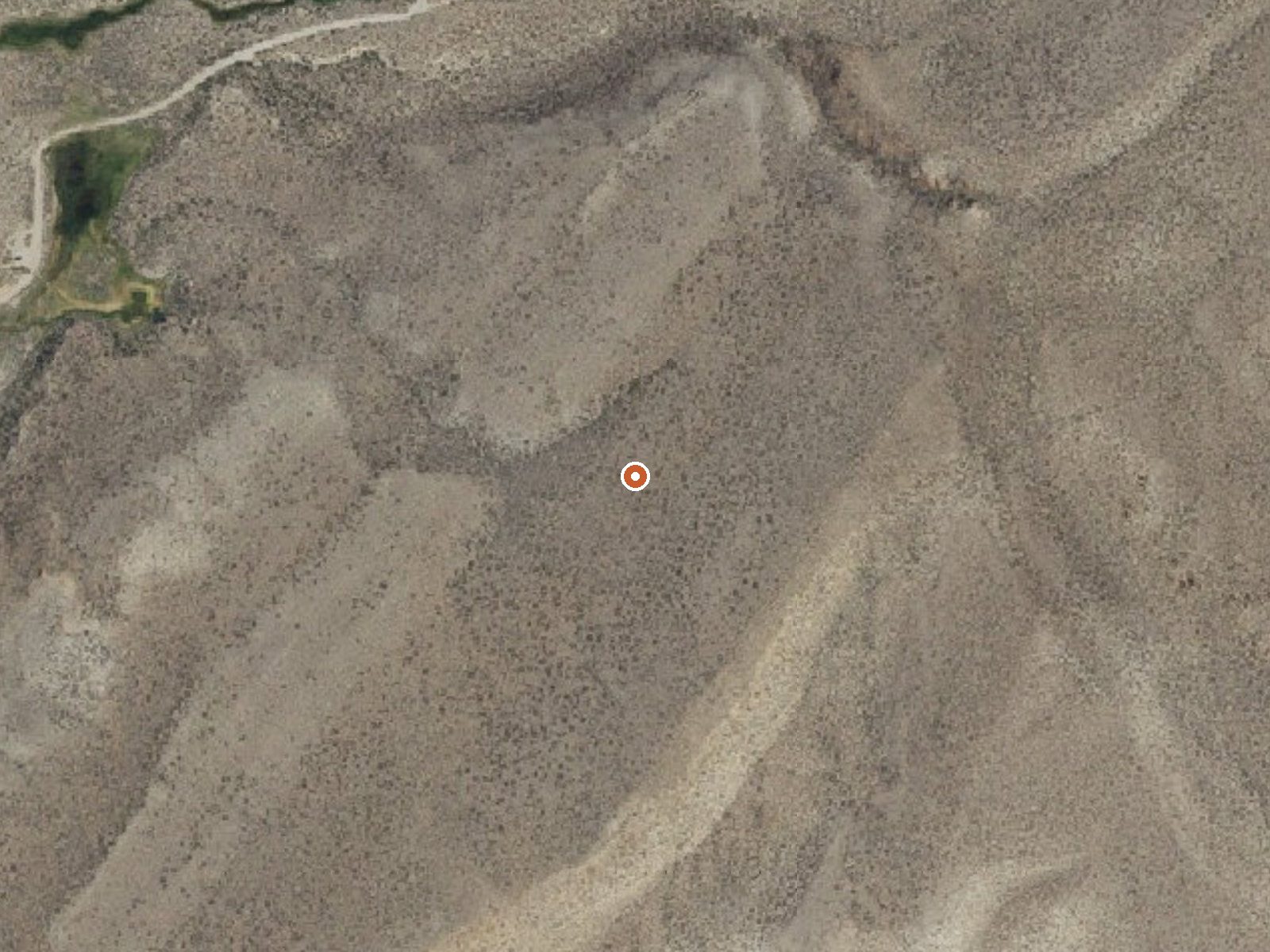 Aerial view of the ground around Springs