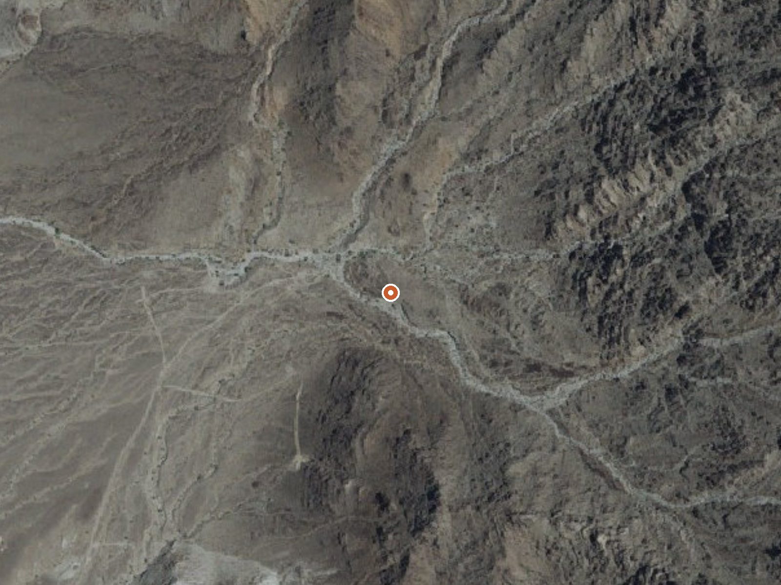 Aerial view of the ground around Mccoy Spring