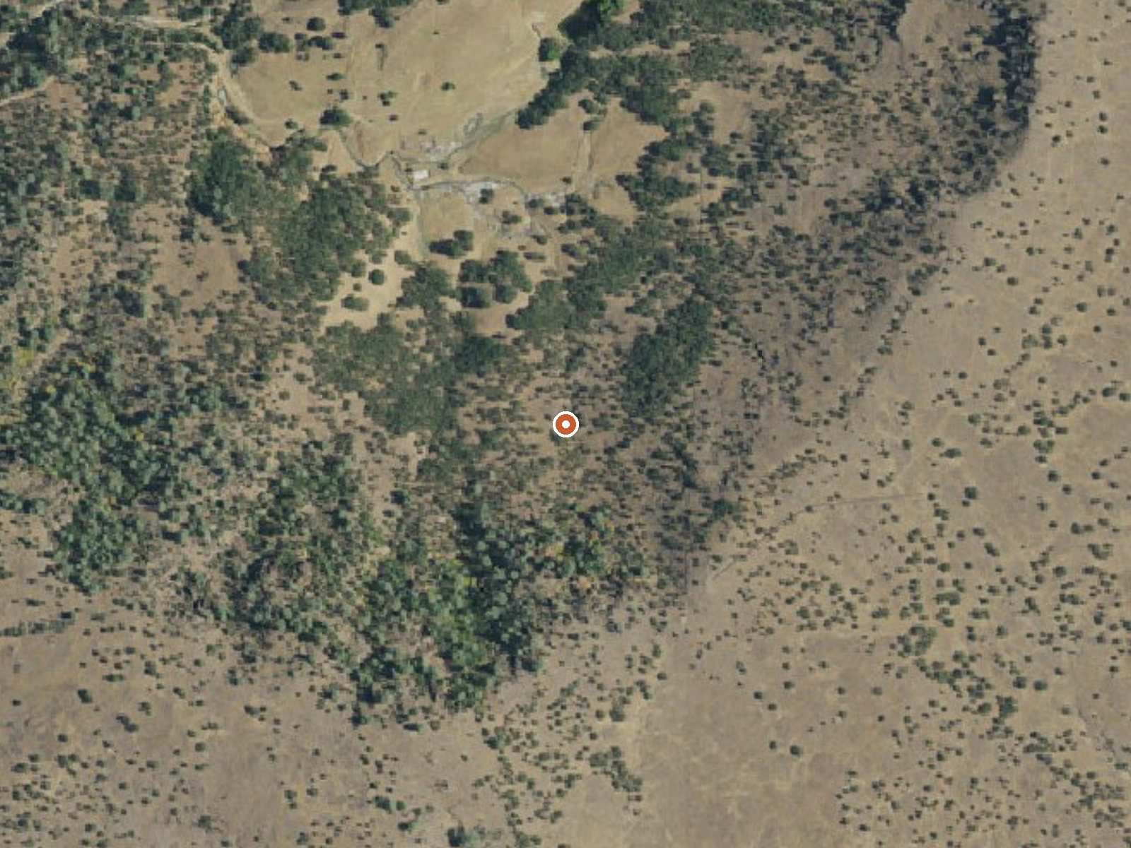Aerial view of the ground around Tuscan Springs