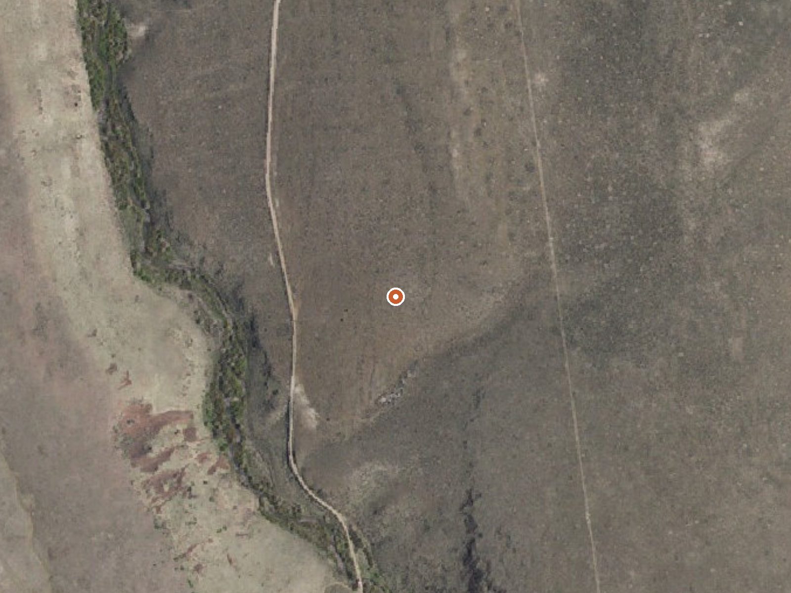 Aerial view of the ground around Magic Hot Springs