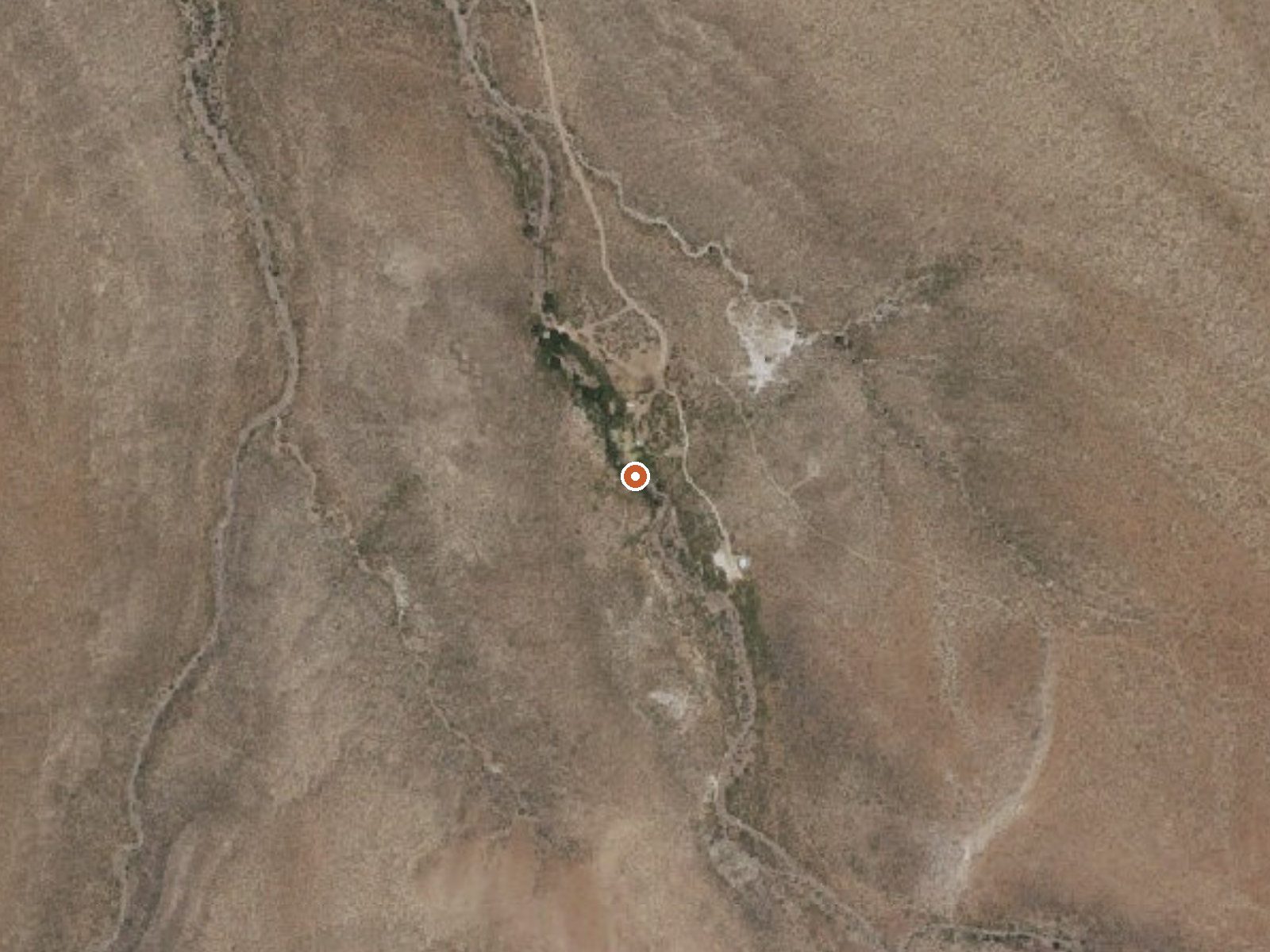 Aerial view of the ground around Souse Springs