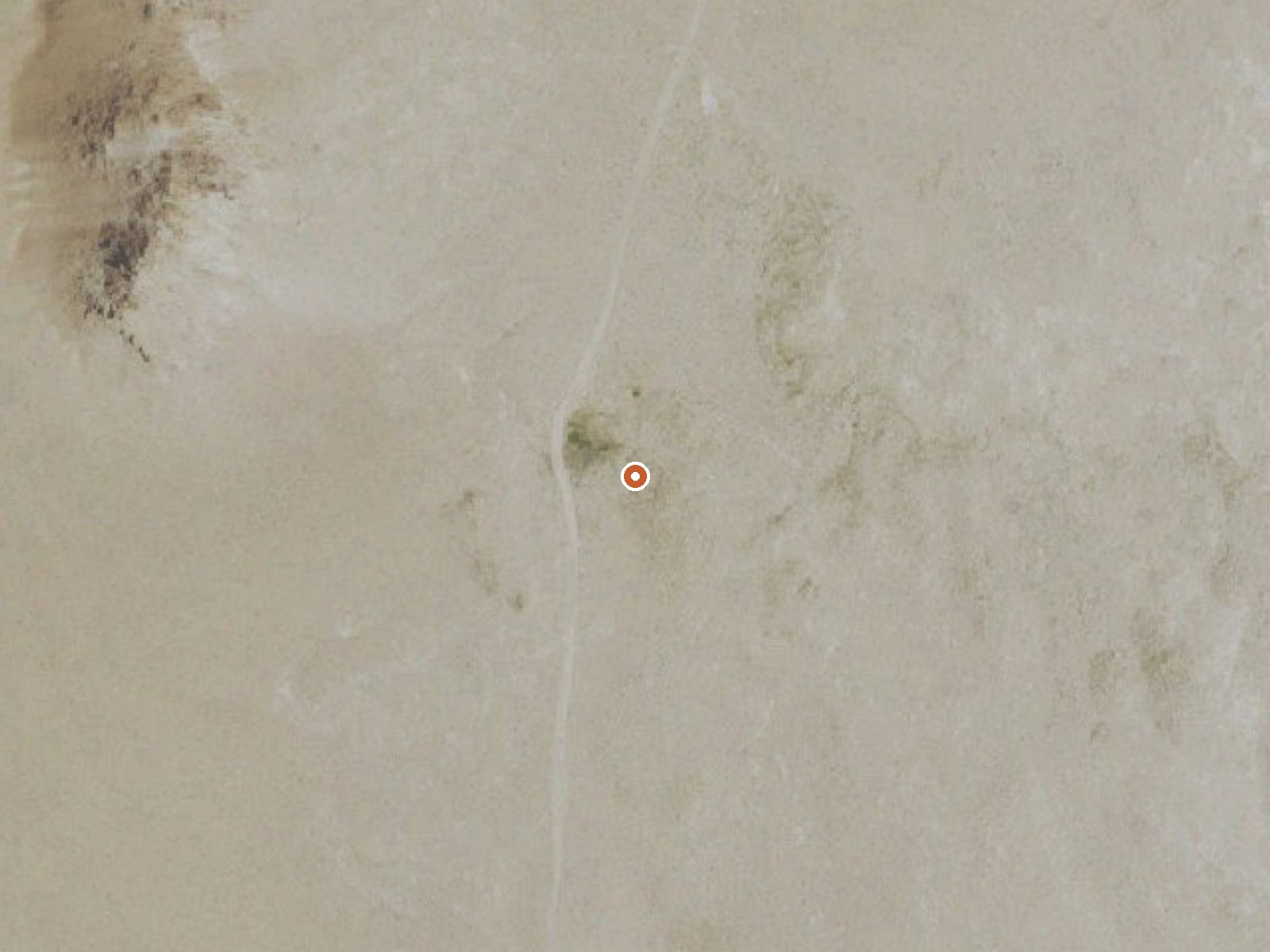 Aerial view of the ground around Coyote Hole Spring