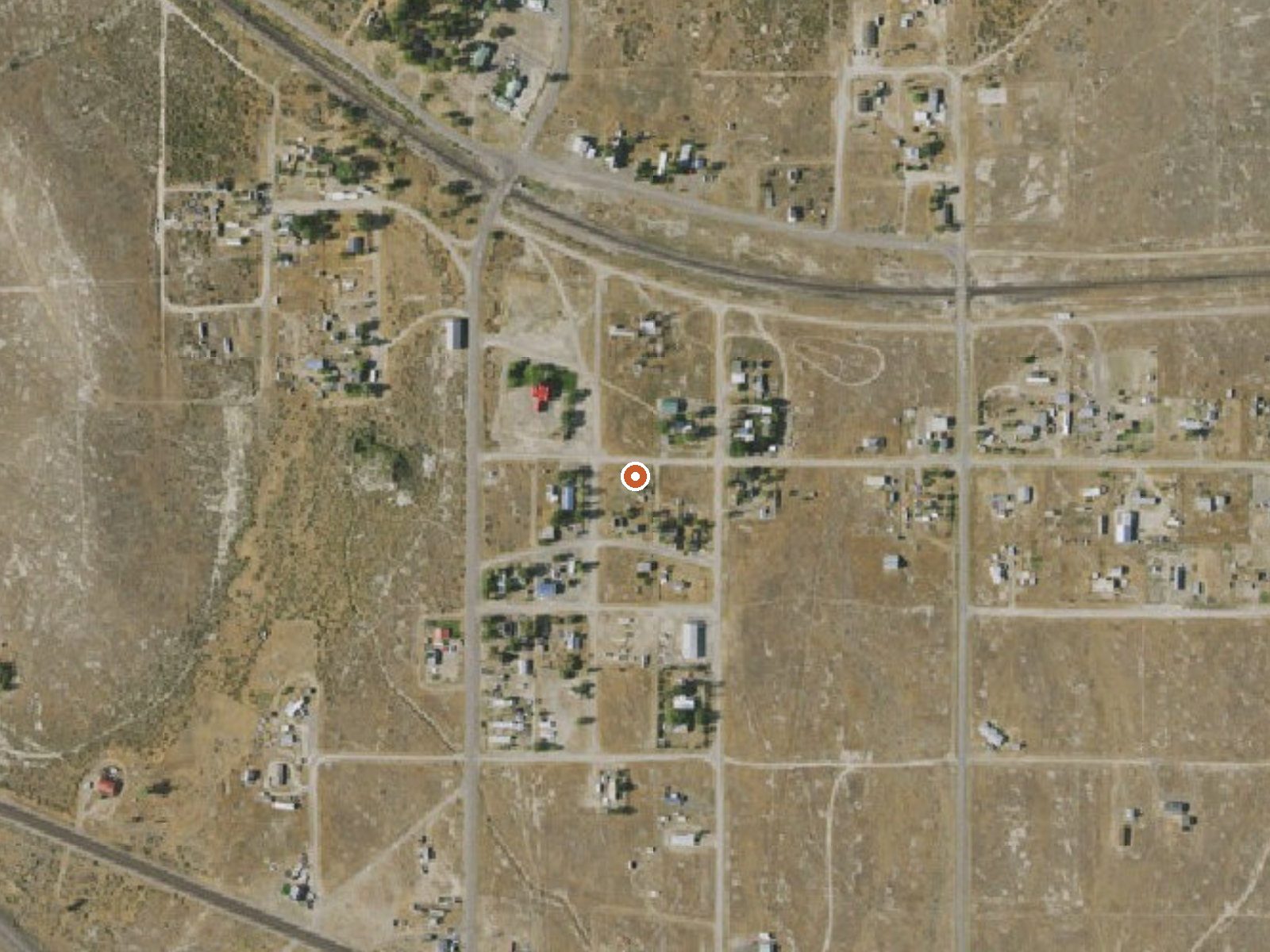 Aerial view of the ground around Golconda Hot Spring (South)