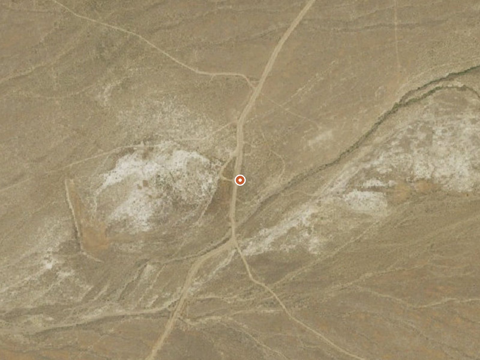 Aerial view of the ground around Home Station Ranch Hot Spring