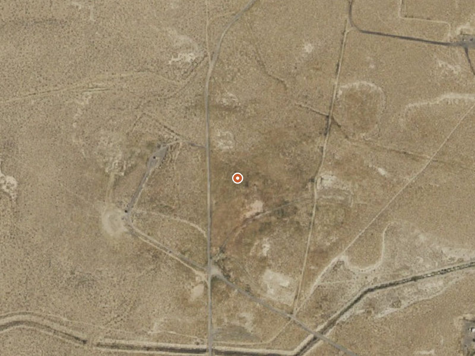 Aerial view of the ground around (Soda Lake Area)