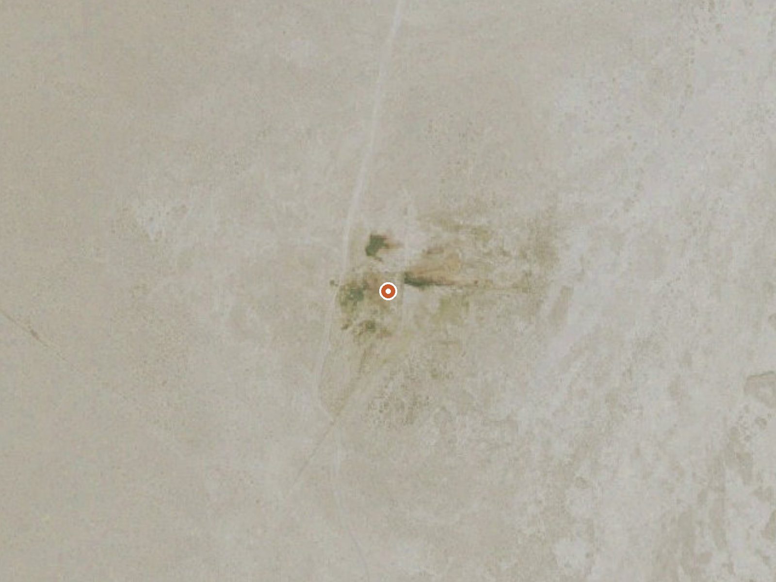Aerial view of the ground around Abel Spring
