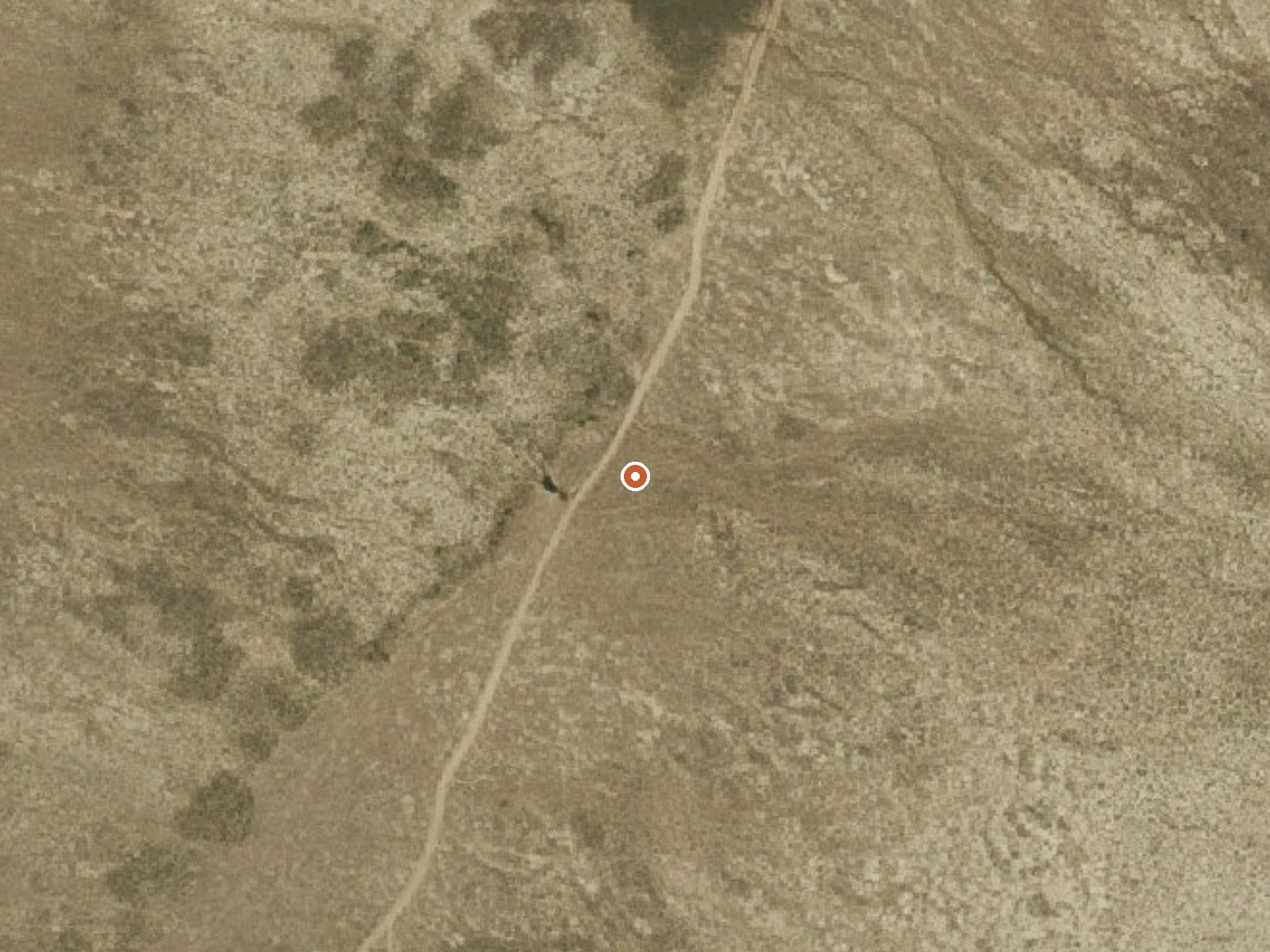 Aerial view of the ground around Buffalo Springs