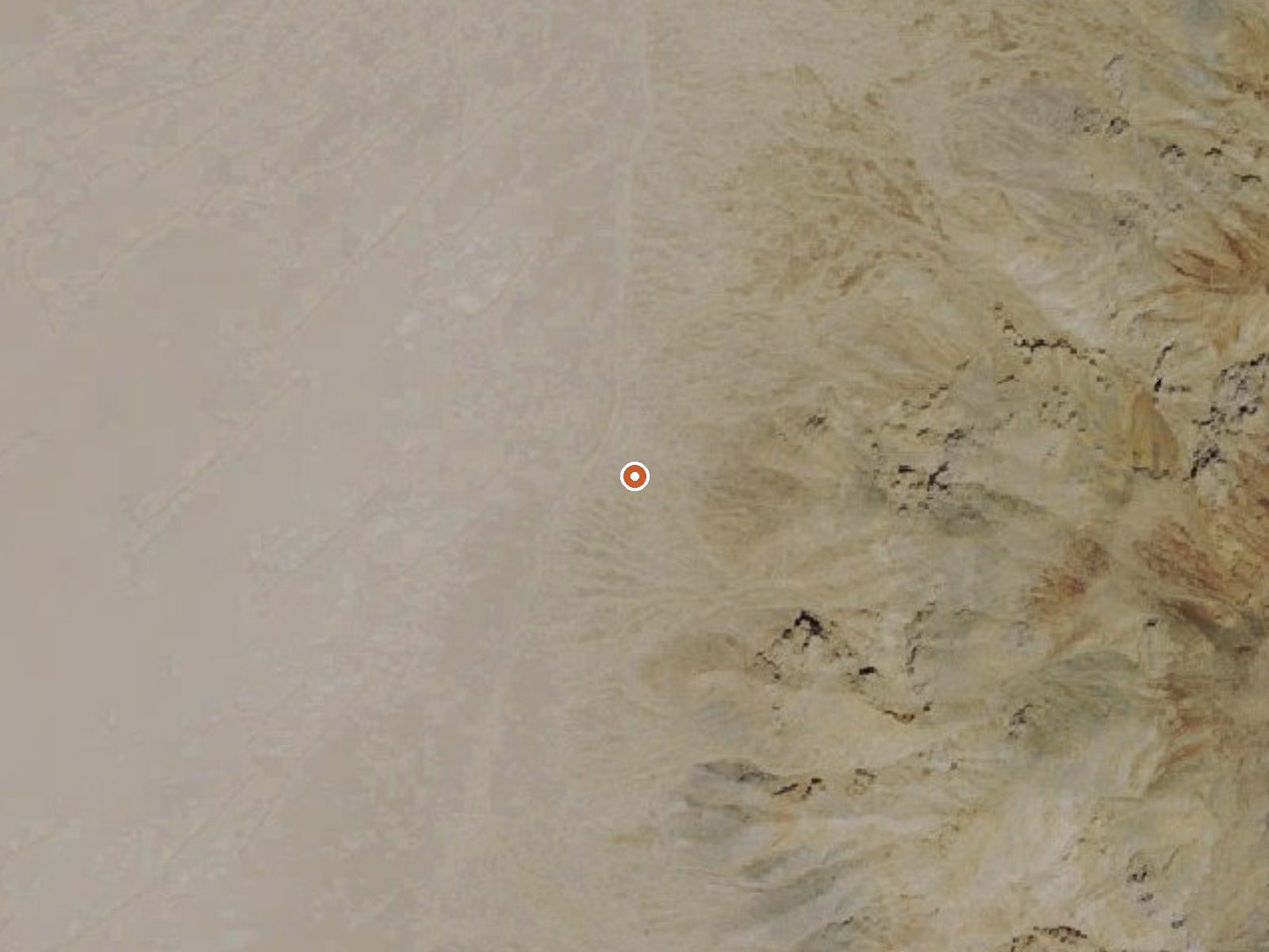Aerial view of the ground around Pearl Hot Springs