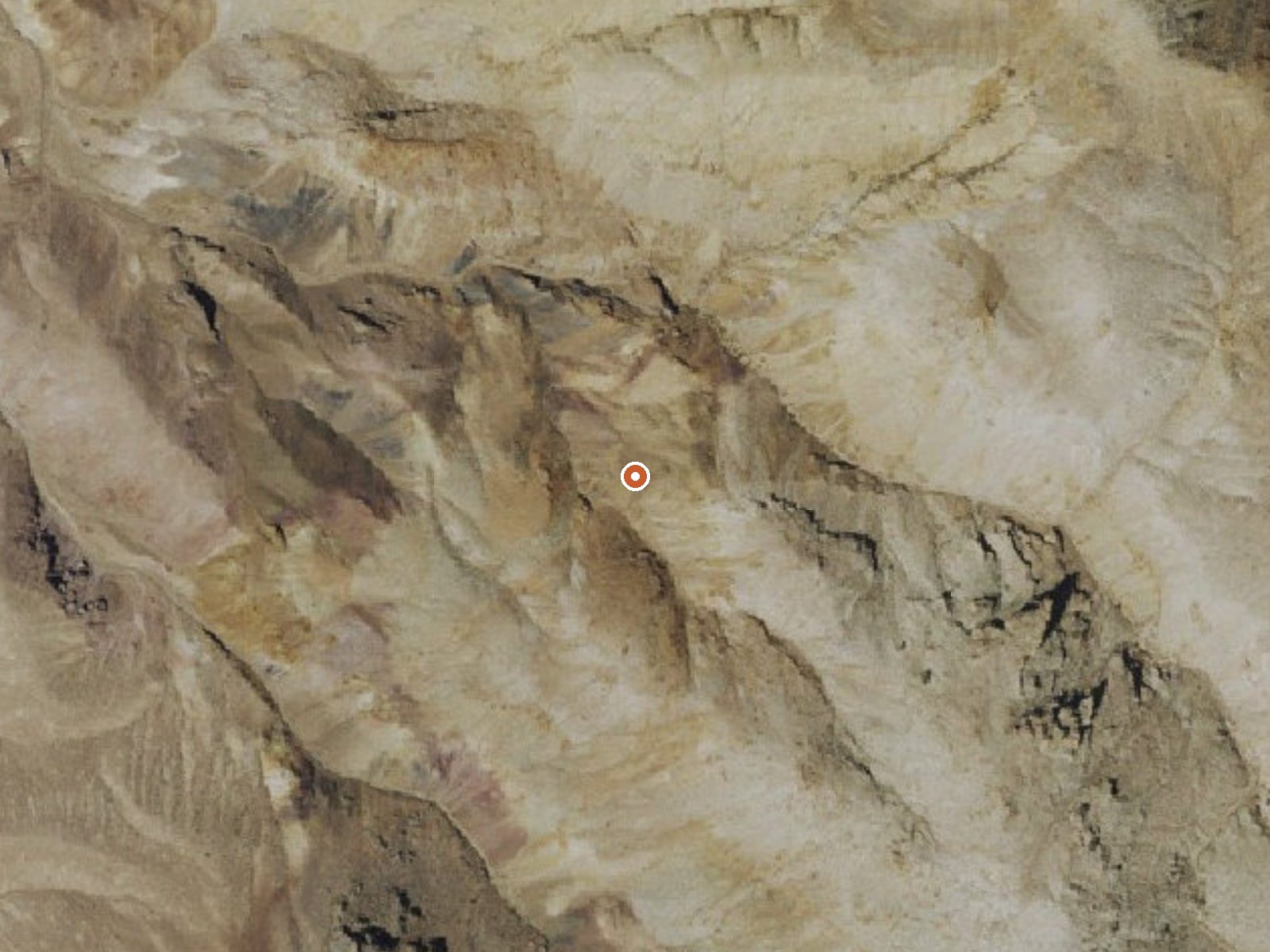 Aerial view of the ground around Seep
