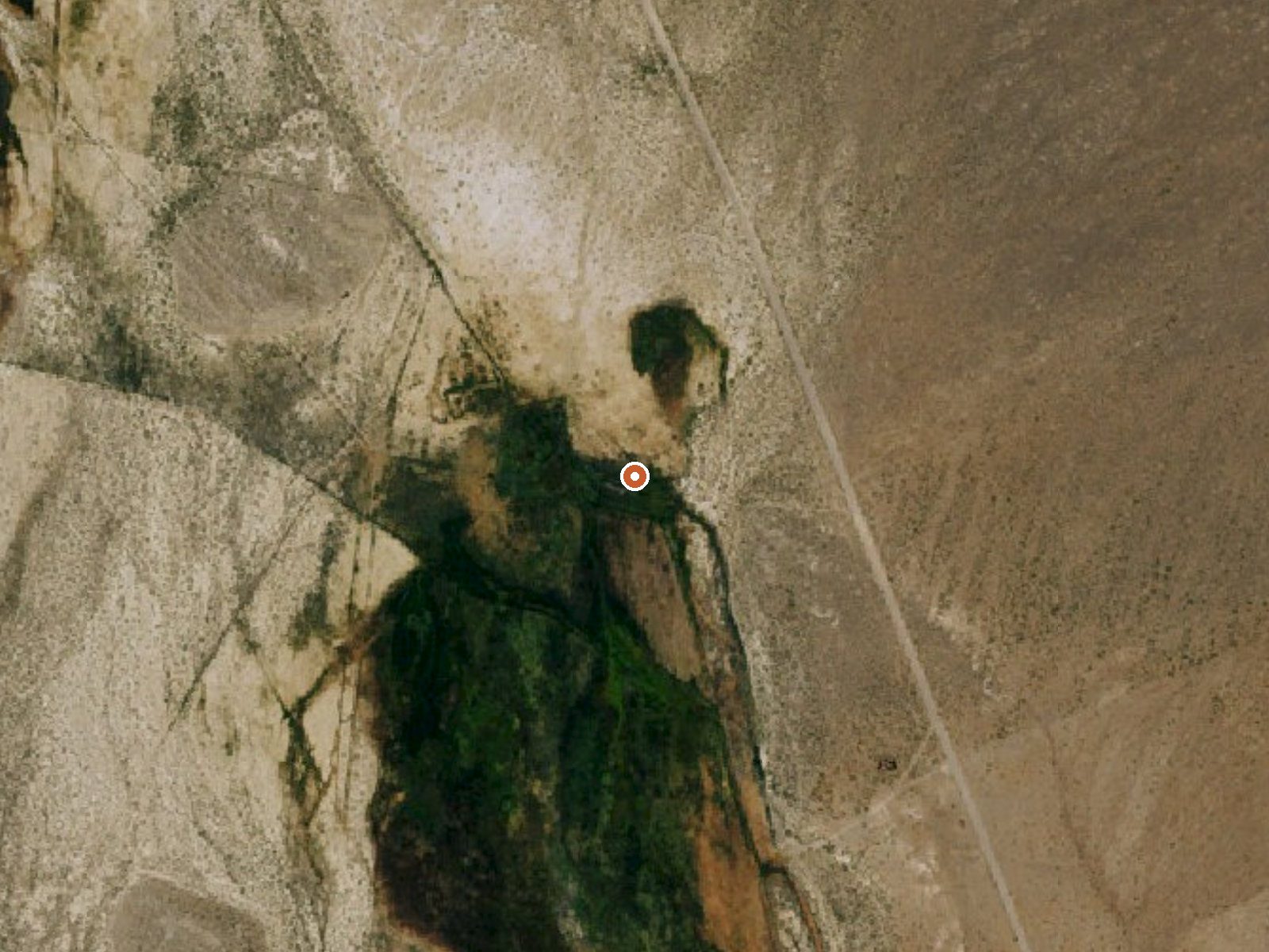 Aerial view of the ground around Springs