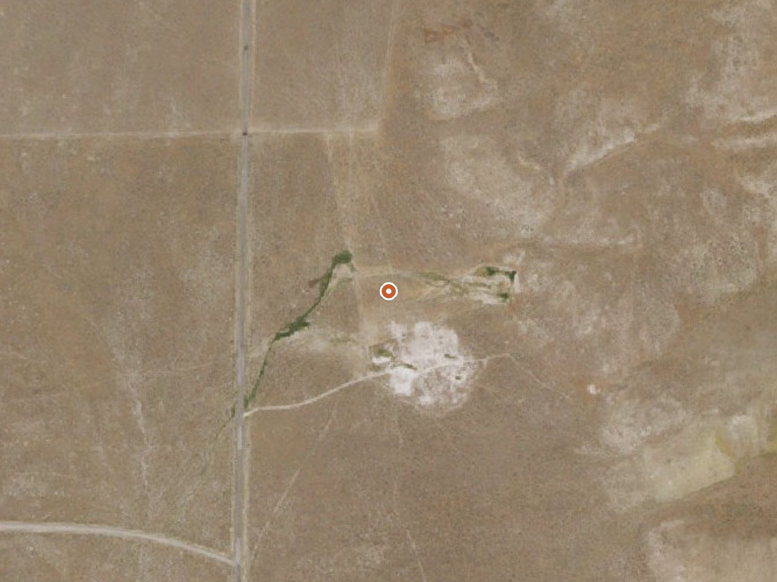 Aerial view of the ground around Hot Springs