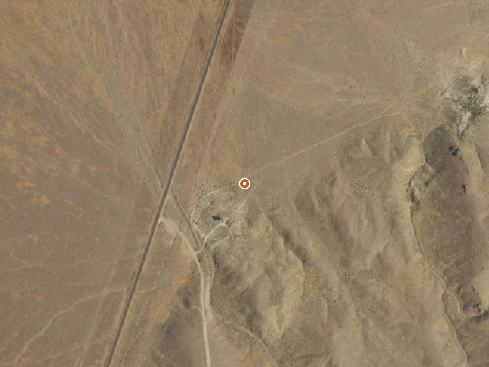 Aerial view of the ground around Mound Springs