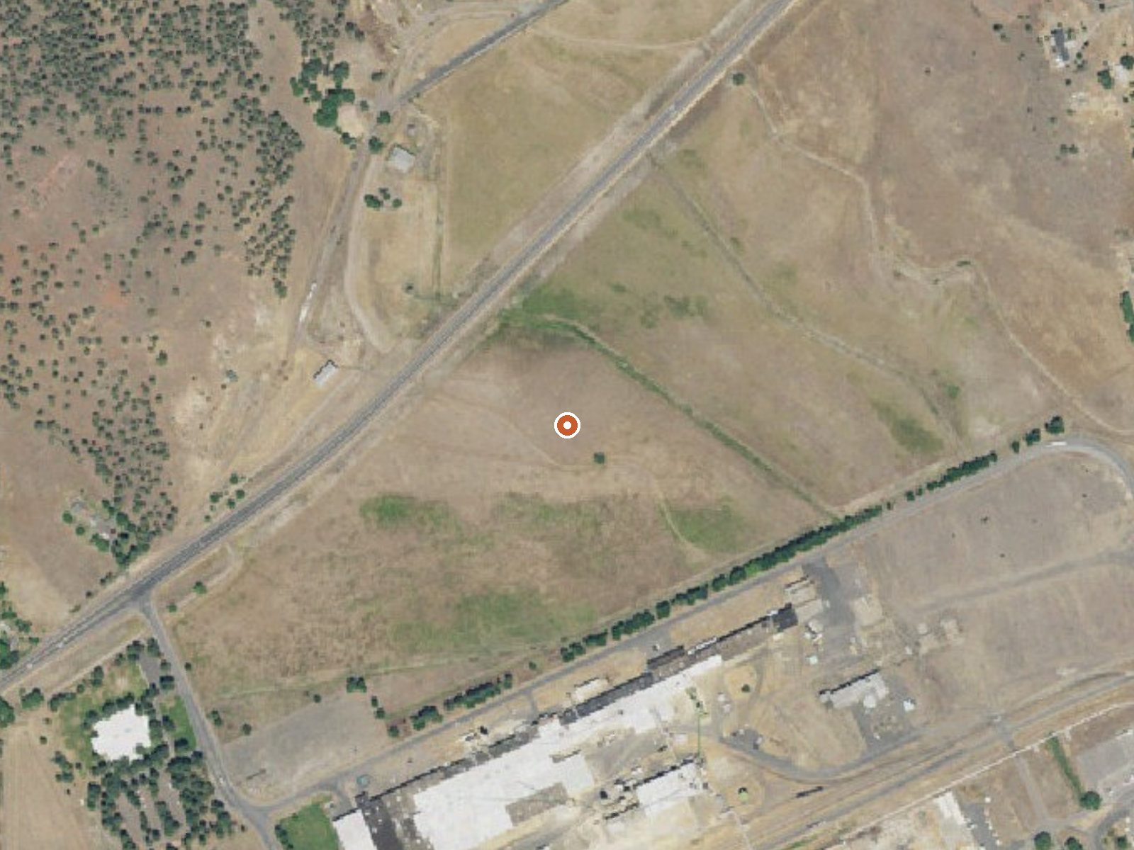 Aerial view of the ground around Howard Holiday