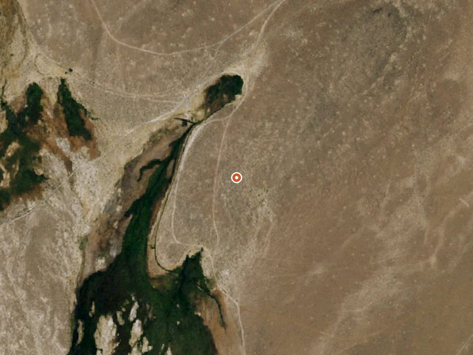Aerial view of the ground around Springs (Hot)
