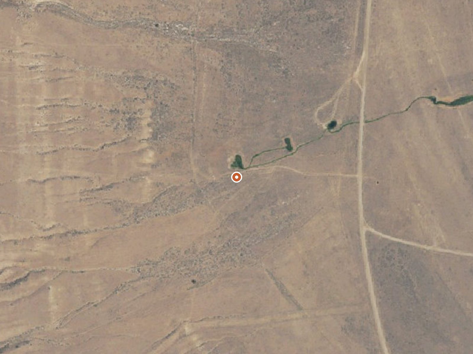 Aerial view of the ground around Compton Spring