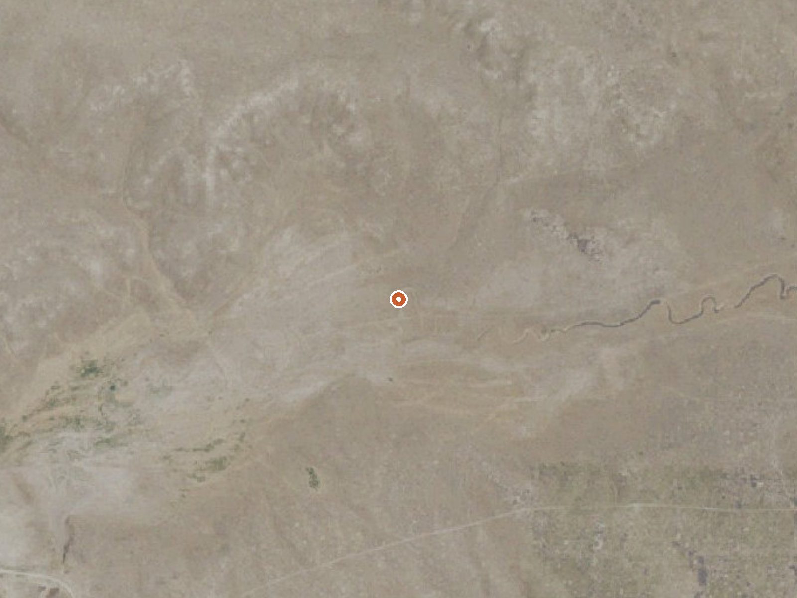 Aerial view of the ground around Scott Spring