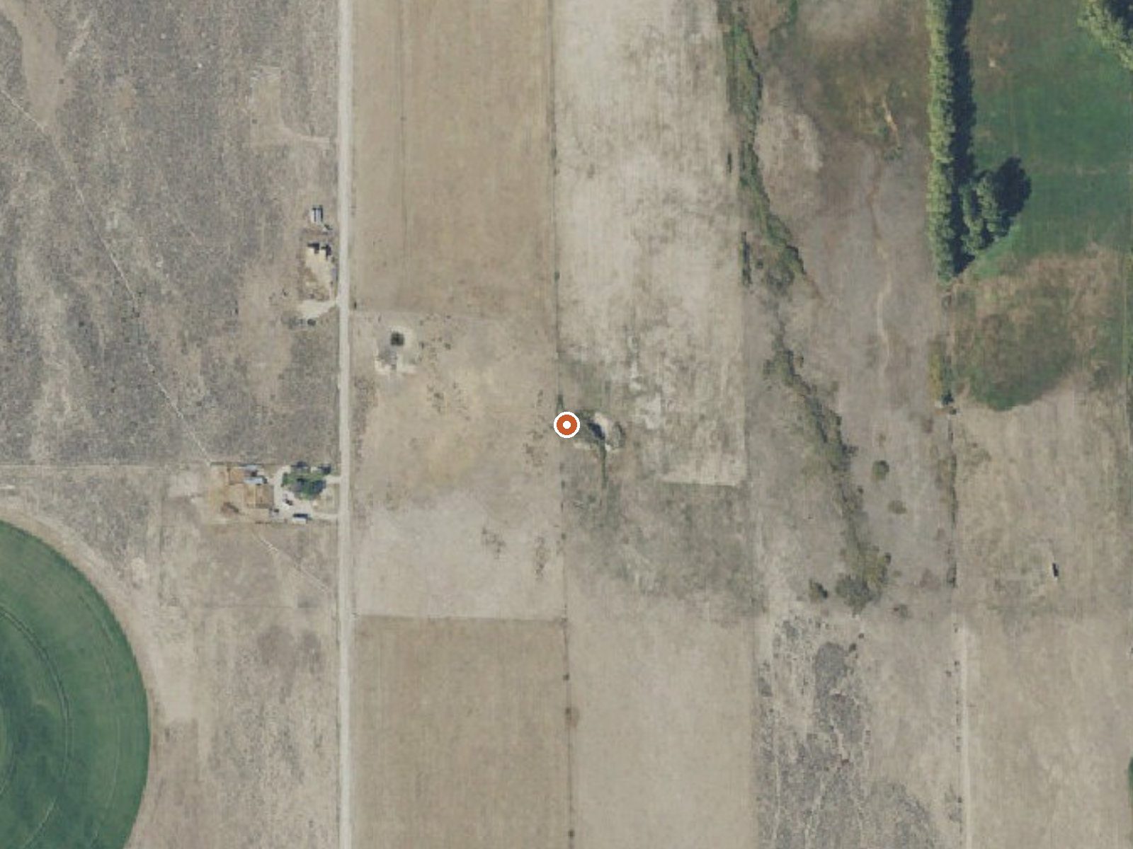 Aerial view of the ground around W.R. Carter Springs