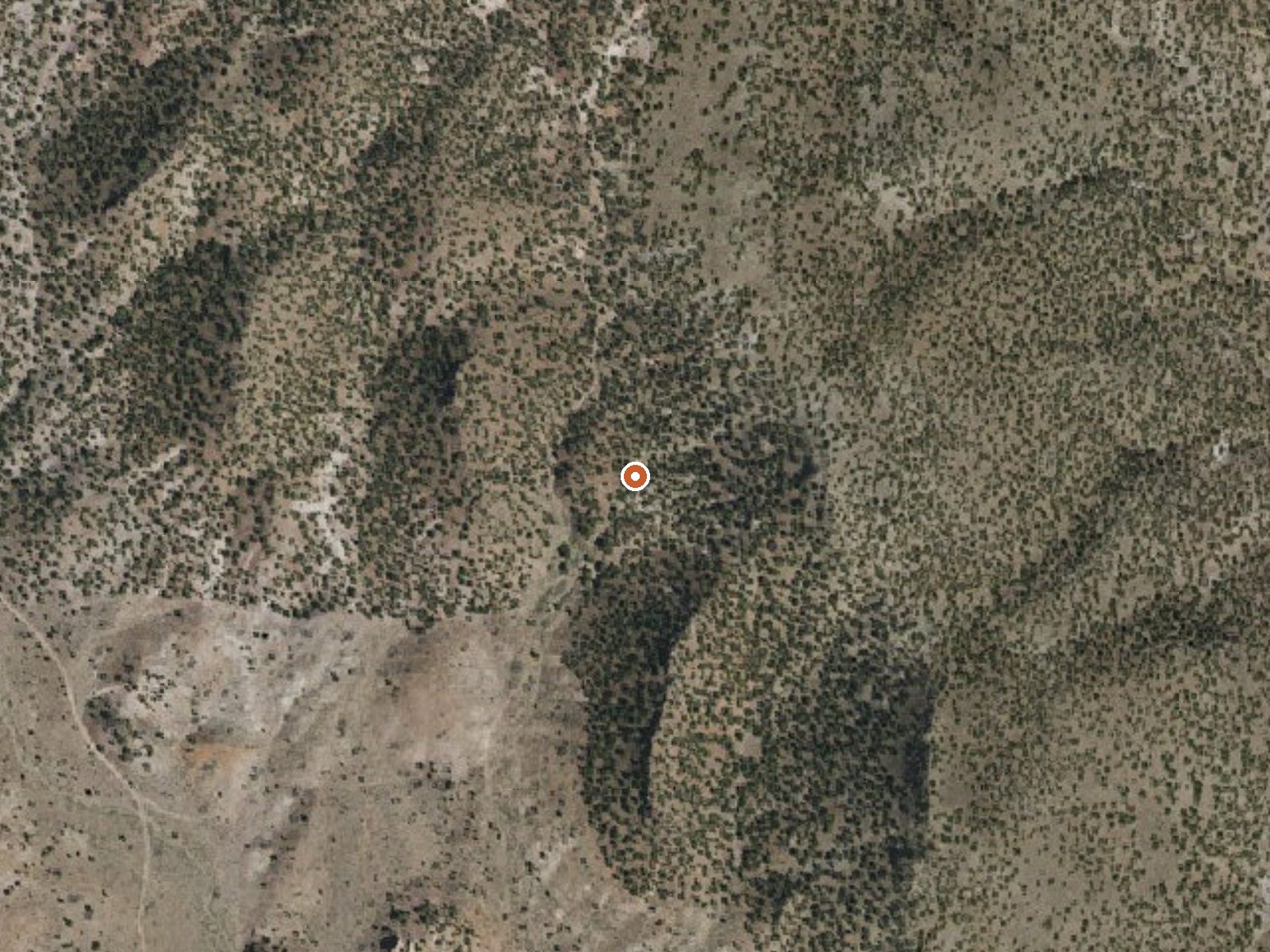 Aerial view of the ground around Woodhouse Spring