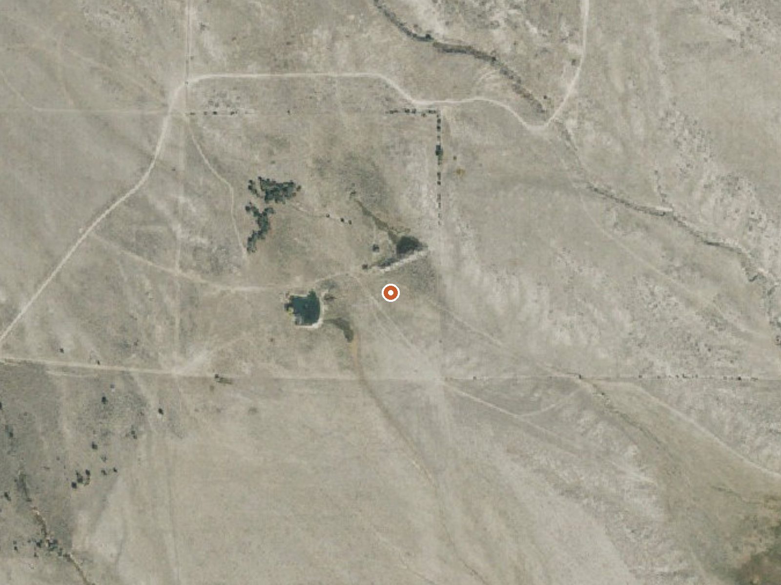 Aerial view of the ground around L.G. Carter Springs