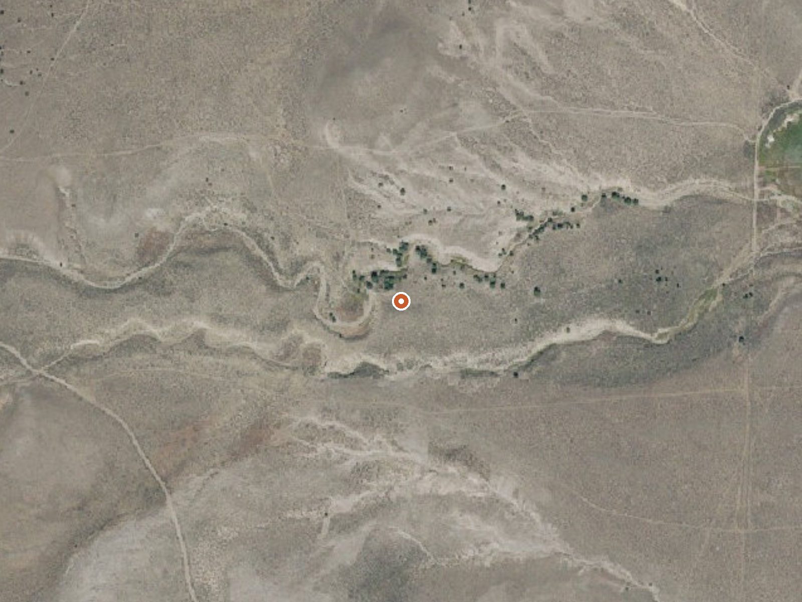 Aerial view of the ground around Lefevre