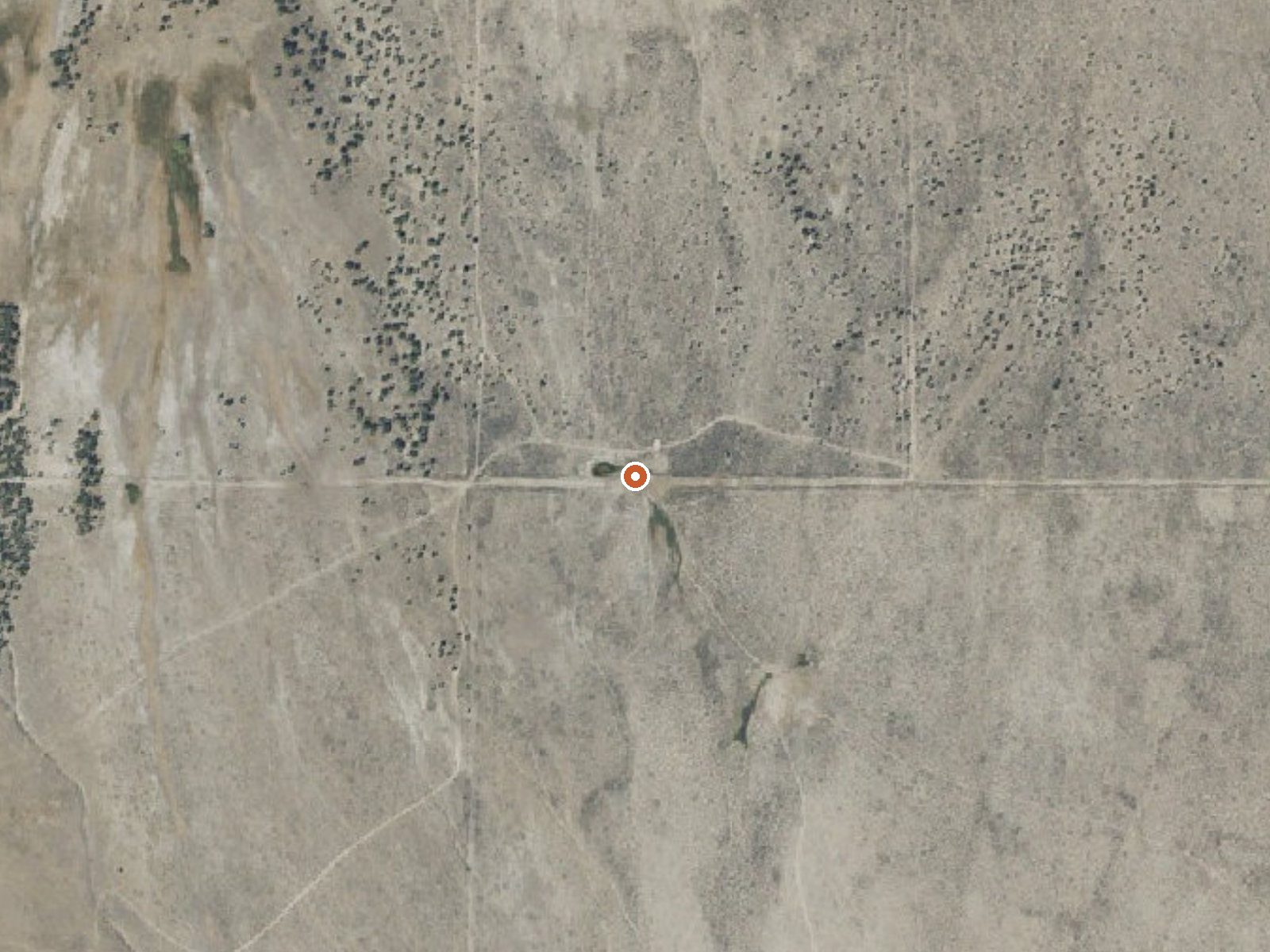 Aerial view of the ground around Pugsley