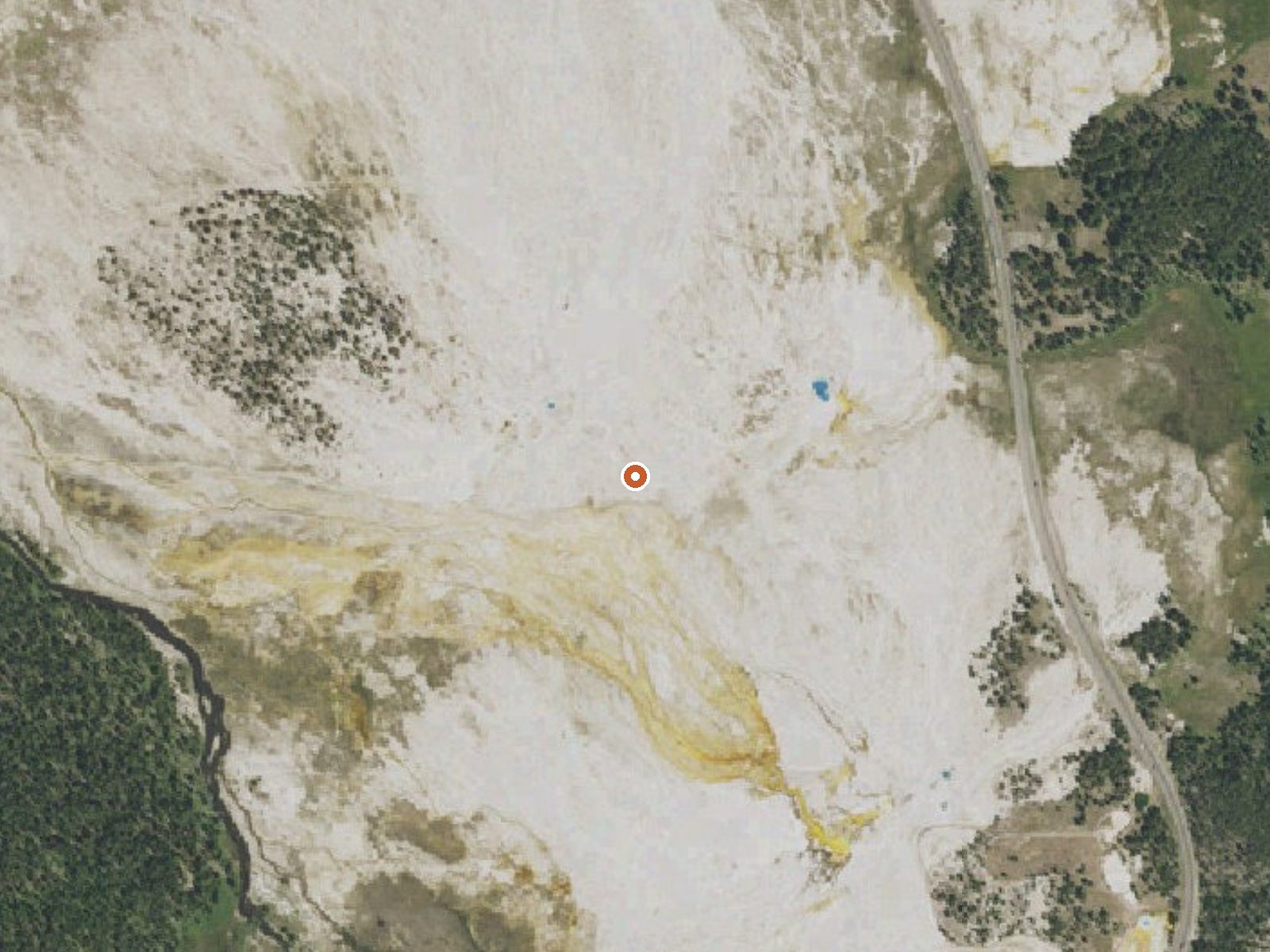Aerial view of the ground around Fountain Group