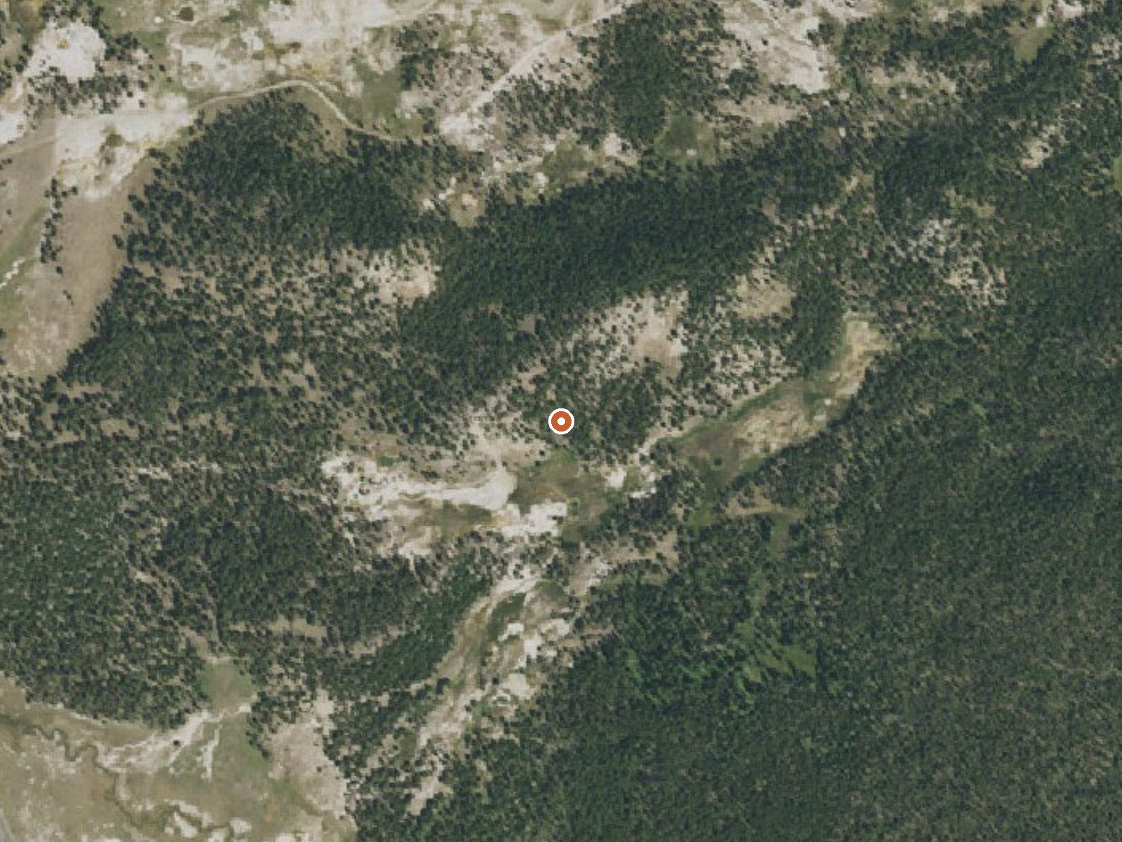 Aerial view of the ground around Quagmire Group